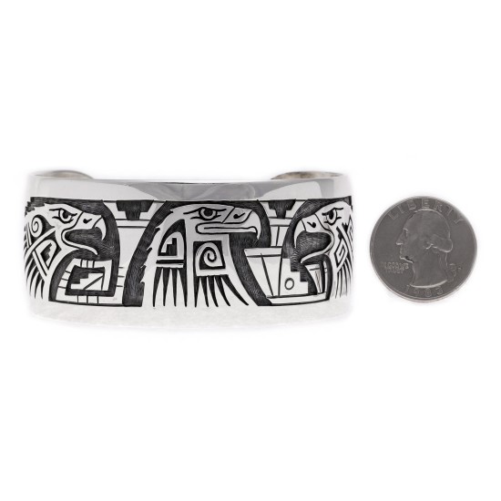 Eagle .925 Sterling Silver Certified Authentic Handmade Hopi